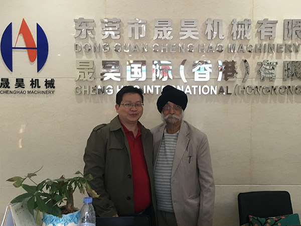 国外客户合影